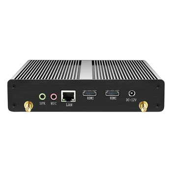 

Dual HDMI Display Mini PC Intel Celeron N2807 1.58GHz Windows 10/8/7 Ubuntu Fanless HDMI Wifi 6*USB Family Computer PCs