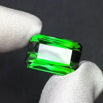 

L323 Natural 15.22ct Green Tourmaline Loose Gemstones For Jewelry Making