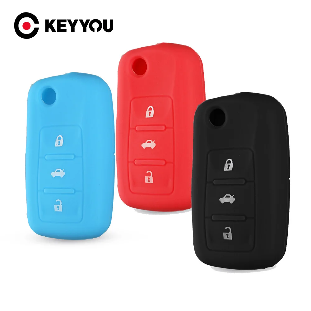 Силиконовый чехол KEYYOU 15x 2/3 BT для VOLKSWAGEN VW Jetta Beetle Passat Golf Rabbit MK4 MK5 R32 автомобильного