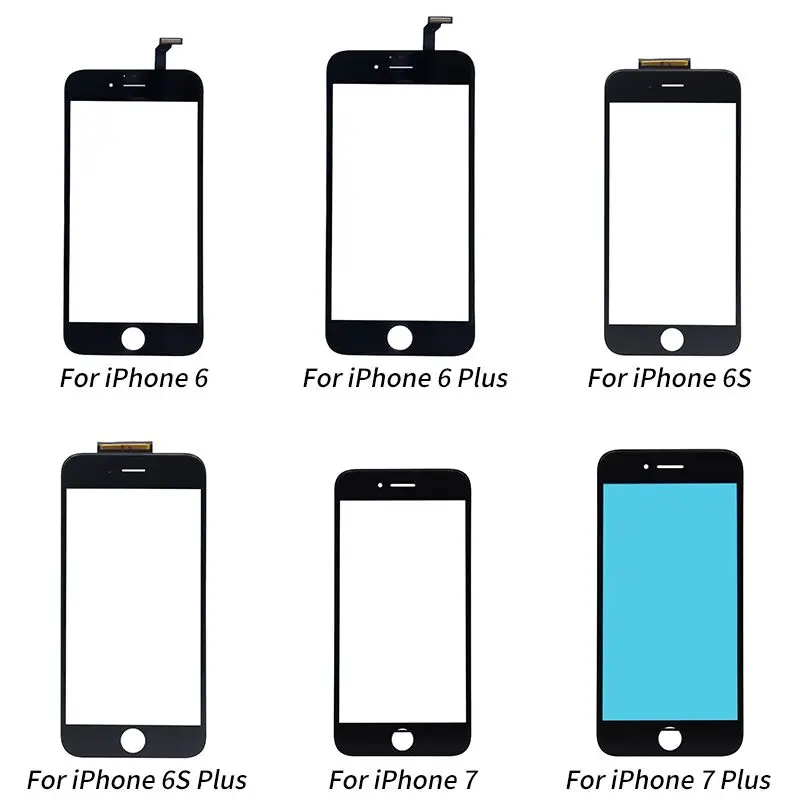 Панель дигитайзера сенсорного экрана для iPhone 6 6Plus 6S сенсорный экран 7 7Plus запасные