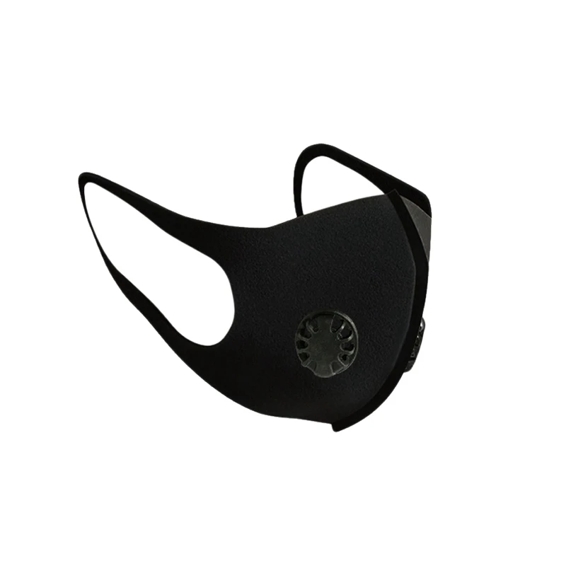 

PM2.5 Masks Unisex Cotton Double Breath Valve Mouth Mask Anti-Dust Anti Pollution Mask Cloth Activated Carbon Respirator Anti-Sa