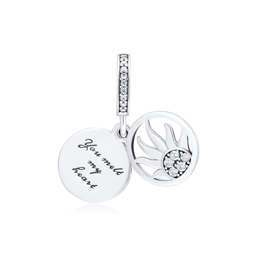 

Бусины Подходят для браслетов и ожерелий из стерлингового серебра 100% пробы-ювелирные изделия с подвесками с открытым моим сердцем Бесплатная доставка