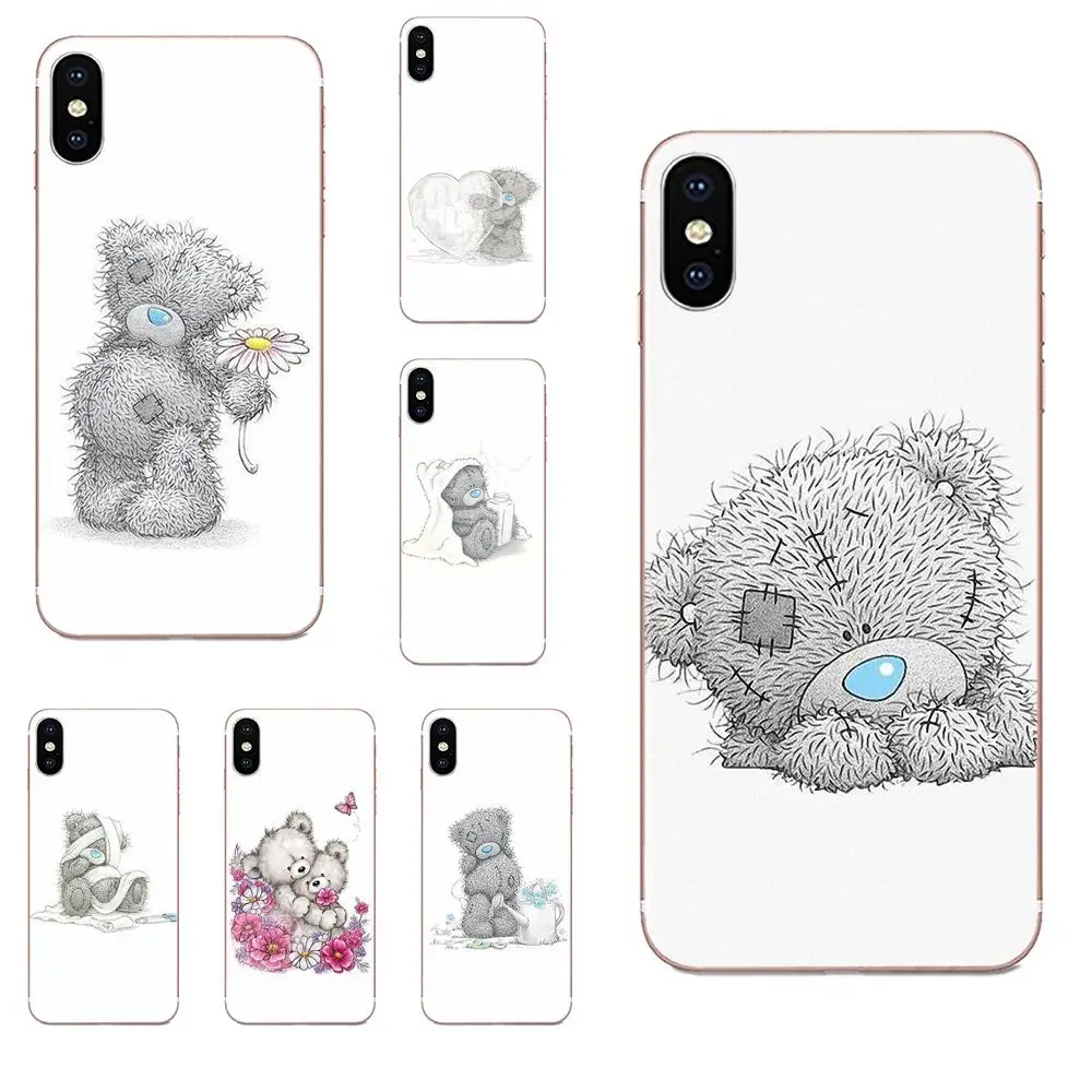 Мягкие ТПУ чехлы Капа потрёпанный плюшевый медвежонок для huawei P7 P8 P9 P10 P20 P30 Lite Mini