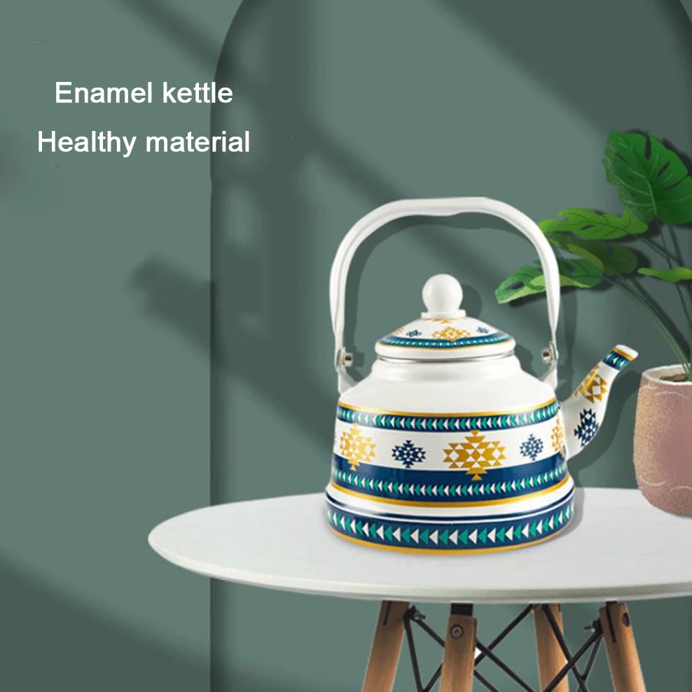 Karaca Crystal Enamel Teapot Set