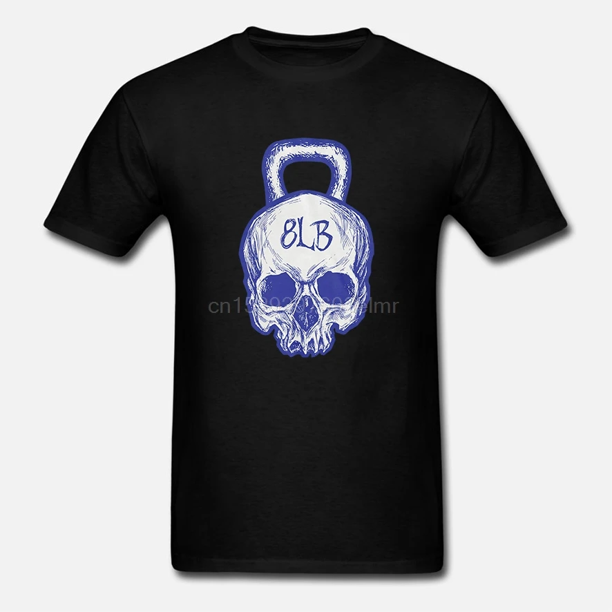 Hot Sale Men&amp Kettlebell Skull T-shirt Fitness Workout Gym Tee Shirt | Мужская одежда