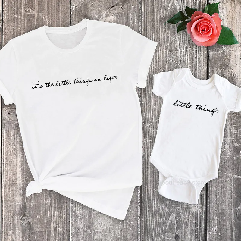 Mini Shirt Matching Little-Things Family-Look Daughter Mommy Baby Life-Mama And The Its