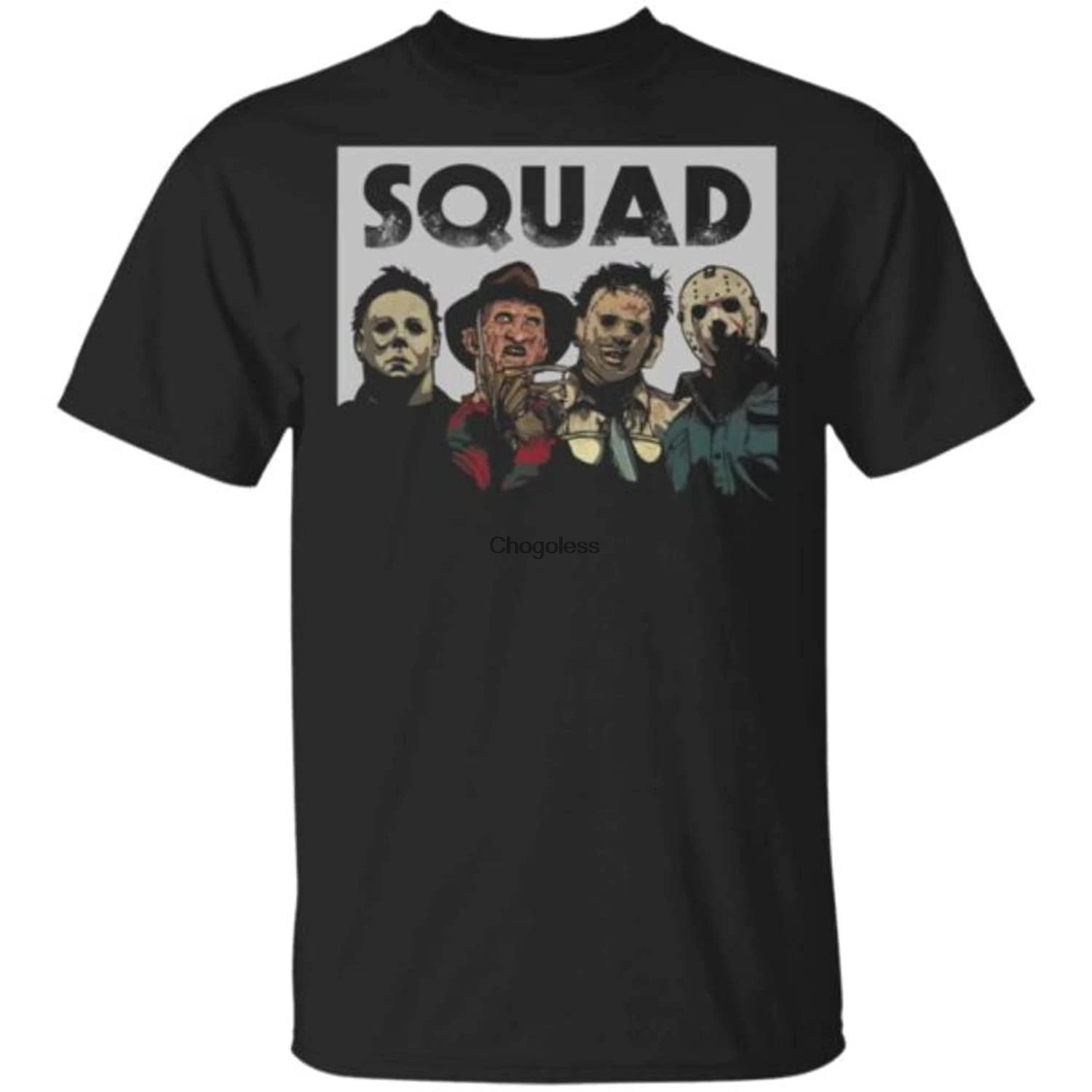 Teeing The Nightmare Squad Horror Halloween |