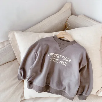 

2020 Kids Baby Hoodies Spring Autumn New Boys Toddlers Hoodies Letter Printed Girl Tops Sweatshirts Boys Outfits
