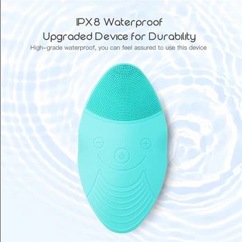 

USB Face Cleansing Brush Electric Facial Cleaner Brush Waterproof Remove Blackhead Pore Cleaner 2 Modes Face Washing Machine