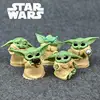 5pcs/set Baby Yoda Grogu Mandalorian Action Figure Toys 4-7cm Yoda Baby Action Toys Star Wars Figuras Hot Kids Toys Xmas Gifts 1