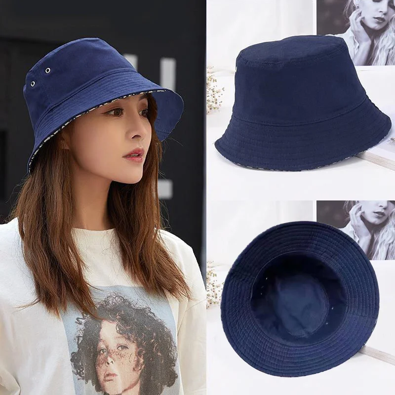 Topi Bucket Bordir Musim Panas Mewah 