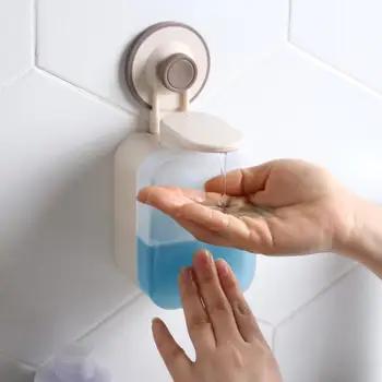 

AsyPets Nailing Free Soap Dispenser Wall Mount Shower Liquid Containers for Bathroom Kitchen