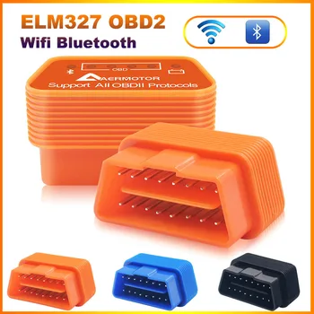 

V1.5 ELM327 OBD2 Car Scanner For Peugeot Citroen Opel Vauxhall Diagnostic Tool OBDII Android IOS Win Bluetooth Wifi Code Reader