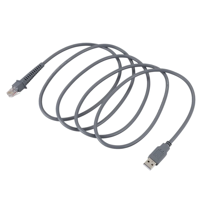 1 х USB штекер RJ45 кабель 7 футов 2 м для символа сканер штрих-кода LS4278 LS2208 2208AP