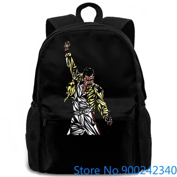 

New queen freddie mercury limitid Fitness women men backpack laptop travel school adult student