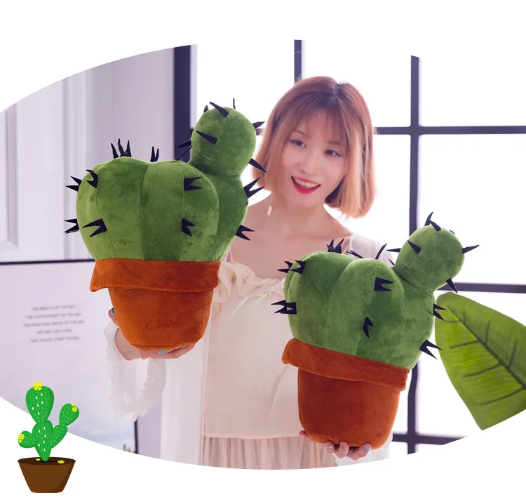 Креативное моделирование кактус плюшевые игрушки плюшевая кукла игрушка-кактус украшения для дома и офиса подарок