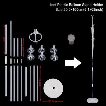 

Plastic Balloon Arch Column Stand Base Pole Kit For Birthday Wedding Party Decor Holder Wedding Decor Baloon Globos Birthday Par