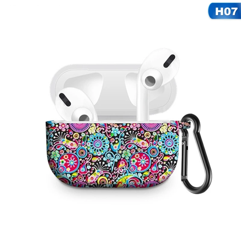 Чехол для AirPods Pro, мягкий силиконовый, разноцветный, с масляной печатью, камуфляжный, ТПУ, защитный чехол для Air Pods Pro, чехол, противоударный