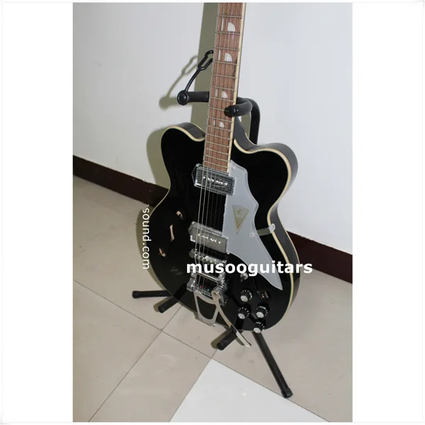 Kay Jazz 2 II повторный выпуск гитары модель K775V в черном цвете