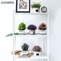 Oussirro креативный скандинавский посторальный имитация горшок для растений в горшке Цветочный горшок с декоративным цветком