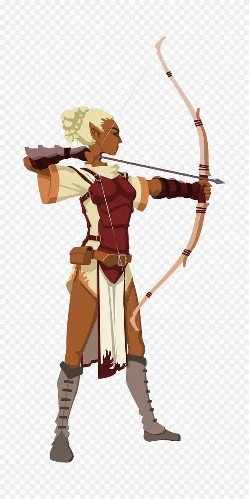 长弓射箭女png图片素材免费下载 图片编号2788381 Png素材网