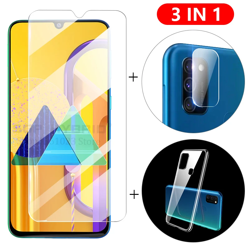 3-in-1-Case-Camera-Glass-For-samsung-A50S-m30s-Screen-Protector-Lens-Glass-On-galaxy