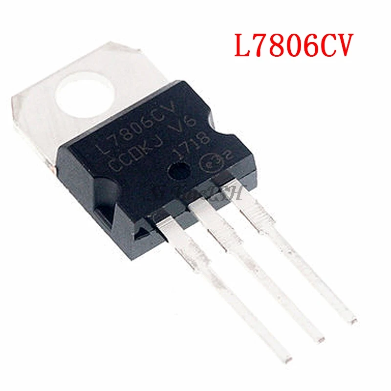 L7806CV TO220 L7806 TO-220 7806 LM7806 MC7806 10 шт. | Электронные компоненты и принадлежности