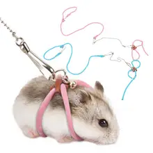 

Pet Supplies Ultralight Hamster Walking Harness Strap Portable Pet Traction Rope Skin-friendly for Rabbit