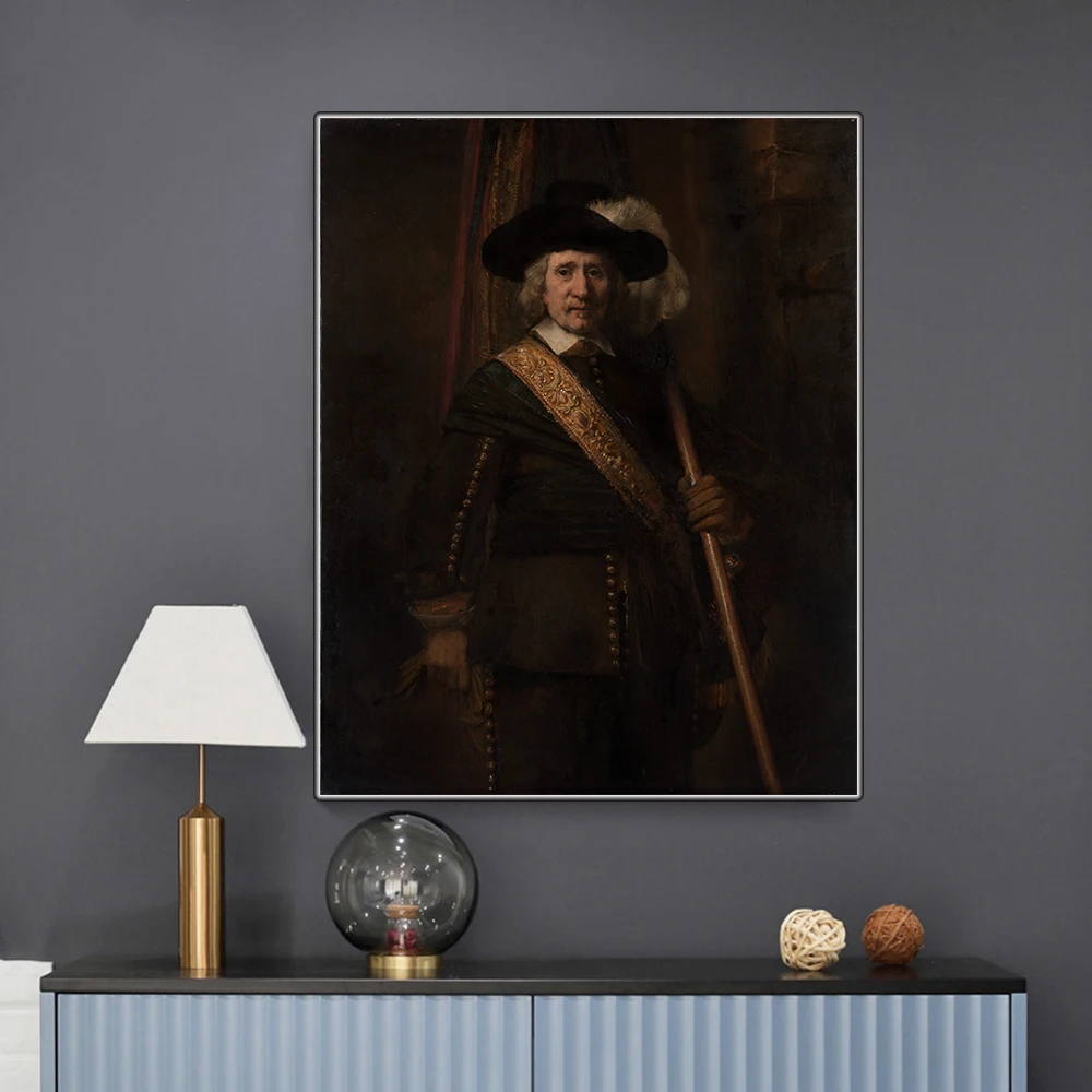 Citon Canvas Rembrandt Portrait портрет Floris Soop 》 картина маслом Художественный постер Картина