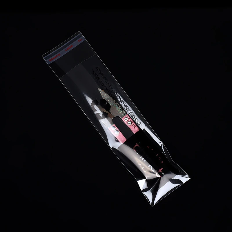 TETP Opp Bag Customized Logo Size Clear Transparent Clothing Packaging Bag Self-adhesive Plastic Seal Storage Custom Text 6