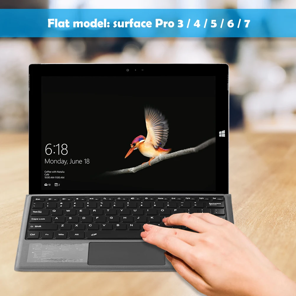 Для ноутбука Surface Pro 3/4/5/6/7 ультра тонкий телефон Bluetooth 3 0 Type C зарядка встроенная