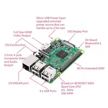 1PC Raspberry Pi 3 Modell B plus die Raspberry Pi 3b Pi 3 Pi 3B Mit WiFi und Bluetooth raspberry pi 3b plus B Entwicklung Bord
