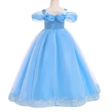 Sukienki dla dziewczynek/Детское платье принцессы для девочек; праздничное платье для дня рождения; свадебное платье; модная однотонная Зимняя коллекция года