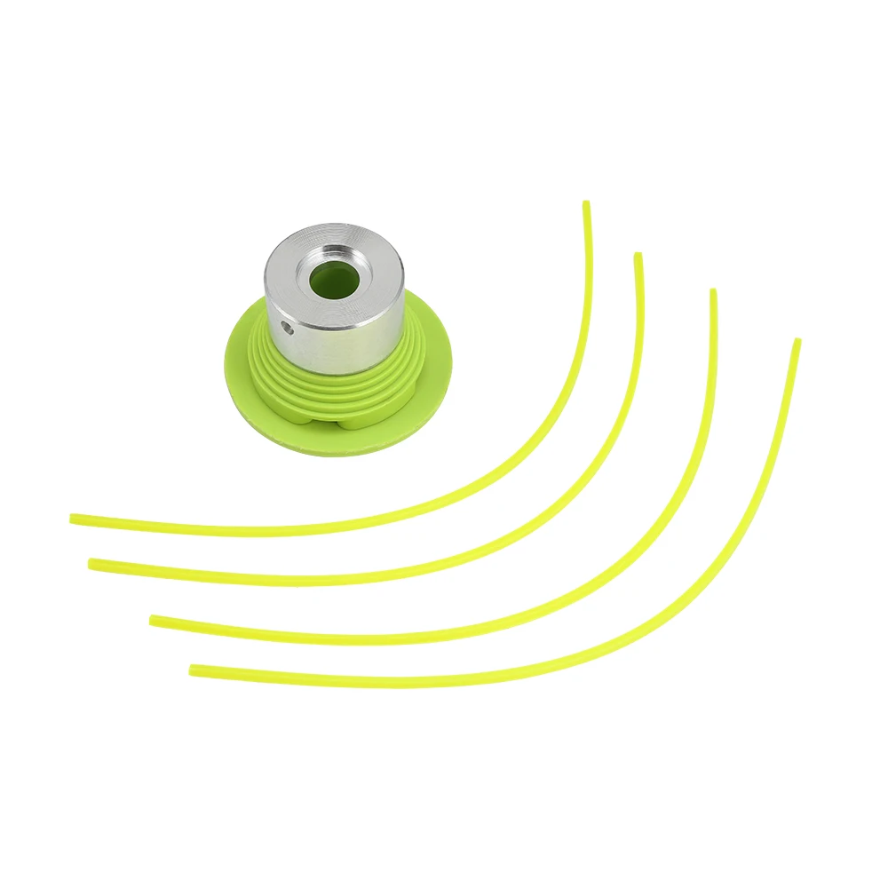 Grass Trimmer Head Nylon Line Cutter With 4 Mowing Rope For Garden Lawnmower Tools Parts
