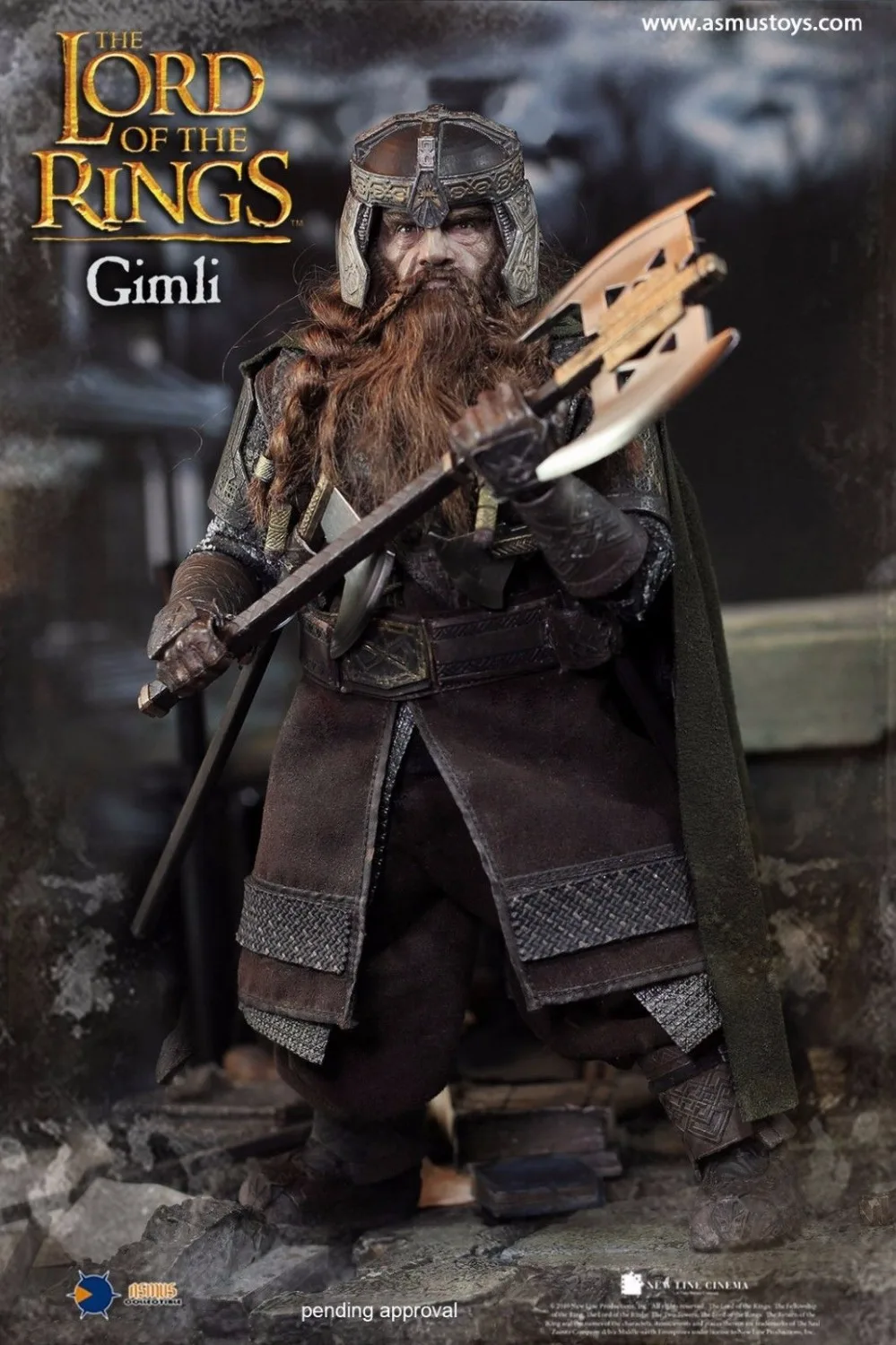 

Asmus Toys The Lord of the Rings Series: Dwarf Warrior Gimli 1/6 Figure Cheap Shipping Fee To Global