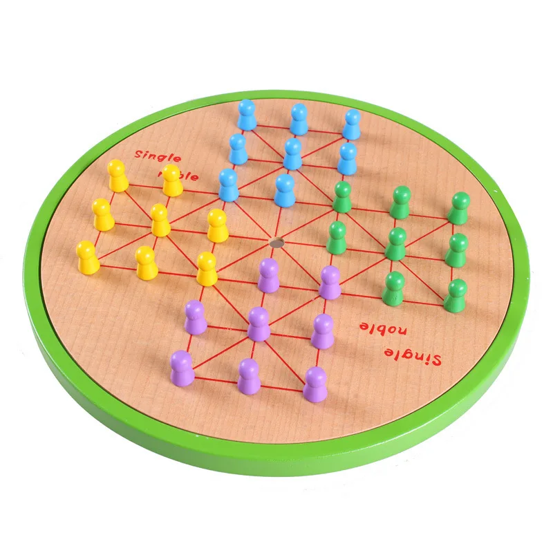 

Aeroplane Chess Five-in-a-row Five in One Wooden Children Early Childhood Educational Toy 3-7-Year-Old Multi-functional Multi-St