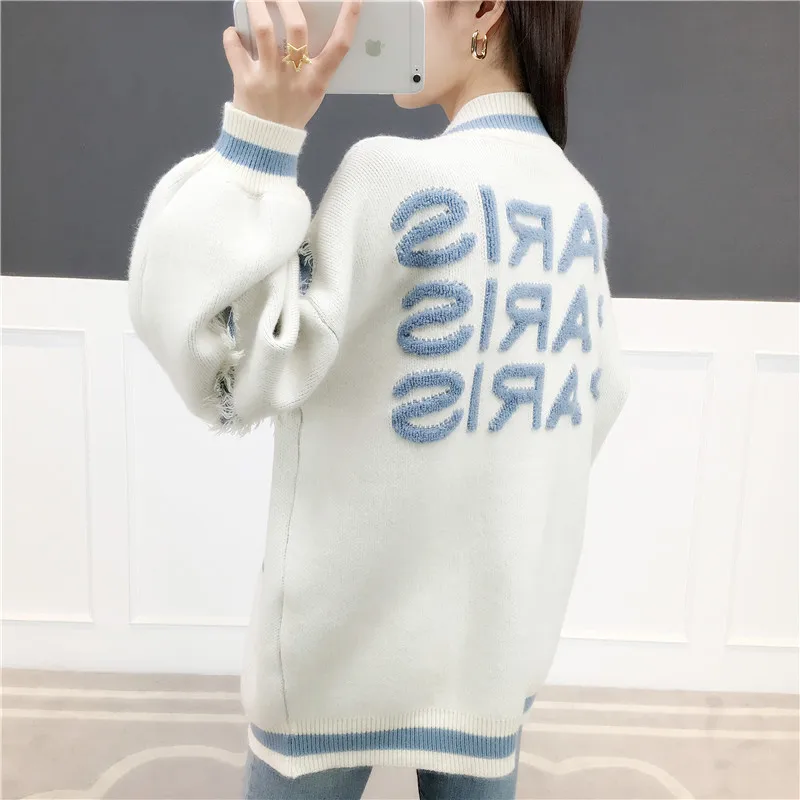 10483(3 room 2 ranked no. 1) to film a new cardigan 78 oblique fringe pocket letters