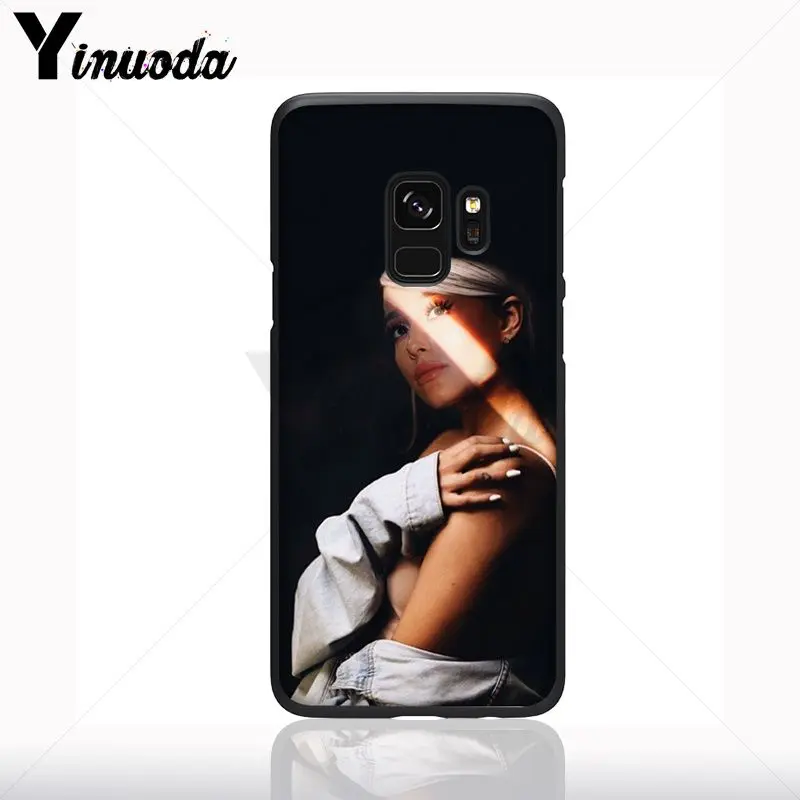 Coque untuk Galaxy S9 Ariana Grande Soft Shell Ponsel Case untuk Samsung Galaxy S10plus S9 S8plus S10e A50 A70 A10 ponsel