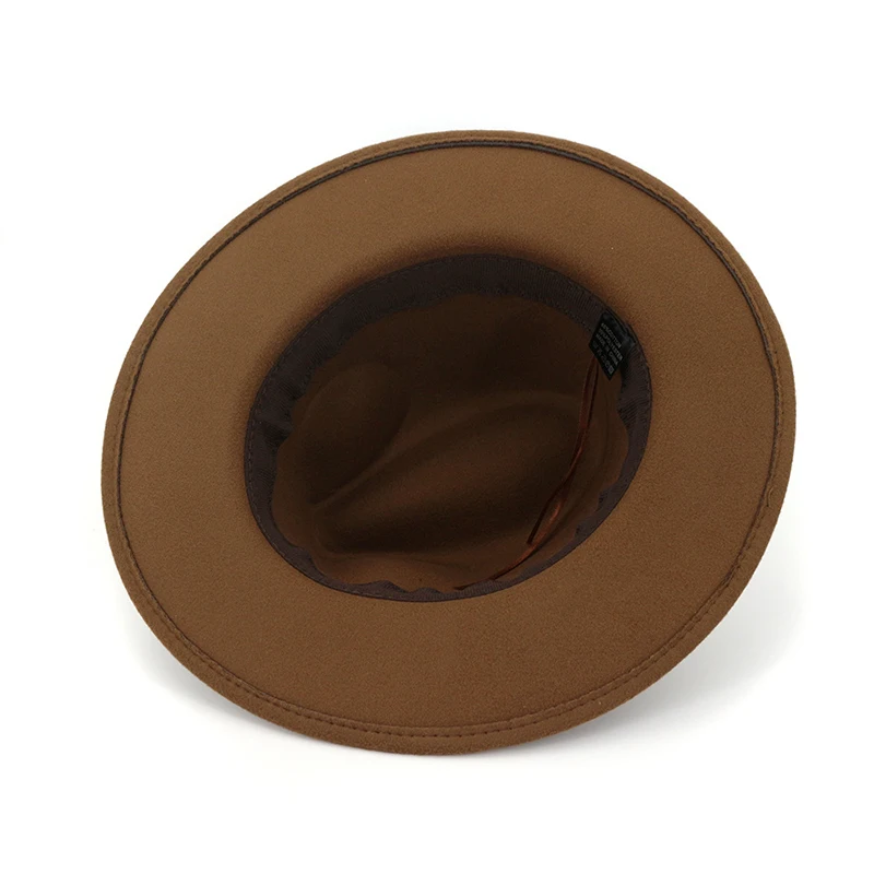 FS Women Wool Winter Felt Jazz Hats Men Fashion Black Pink Army Green Top Jazz Hat Fedoras Chapeau Sombrero Mujer