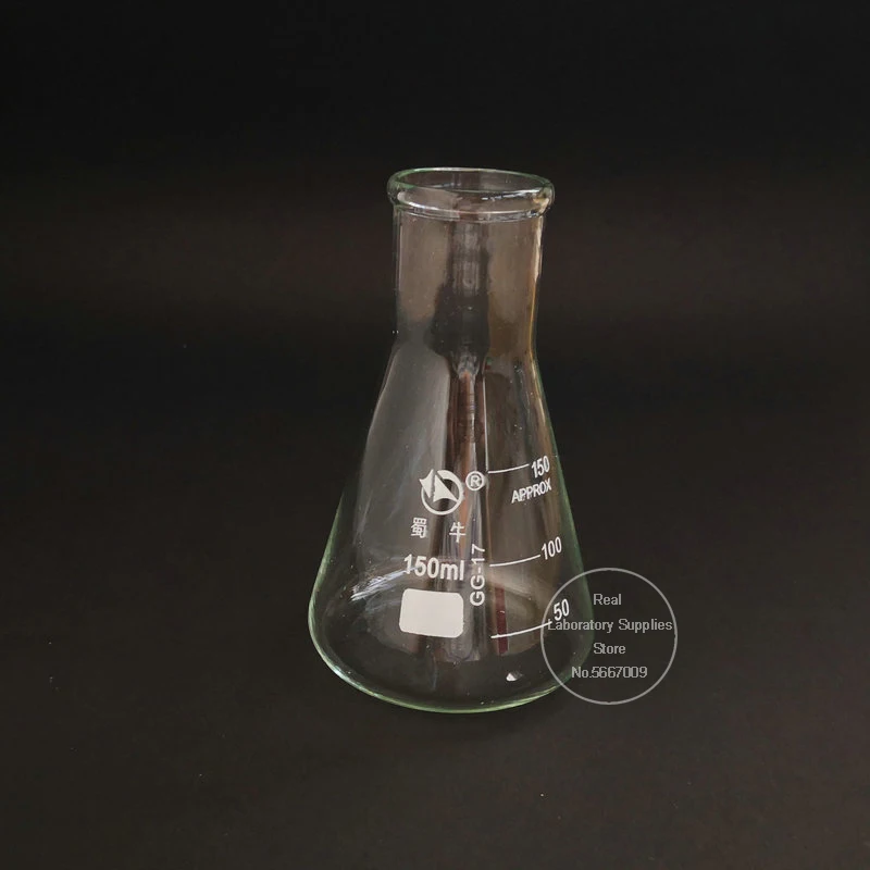 50ml to 1000ml Borosilicate Glass Straight Wide Neck Conical Triangular Flask for Lab Chemical Equipment lab glass supplies