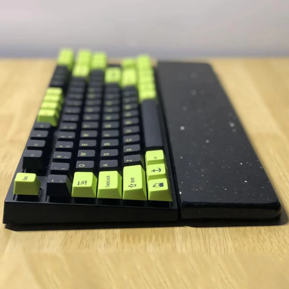 Natural Marble Material Hand Wrist Rest Pad For Capacitance Mechanical Keyboard 60 68 87 96 980 104 Black Starry Tray | Компьютеры и
