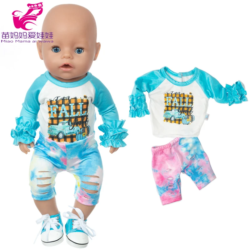 Doll Clothes Tutu Dress Lace 43 Cm for 18 Inch Girl Doll Casual Outfits Toys Wear