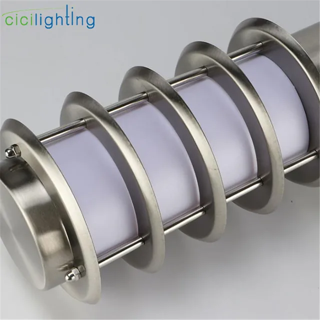 Kültéri E27 Kerti Gyeplámpák, Modern Rozsdamentes Acél Akril Árnyékos Lámpák, Led Tájfény A Udvarhoz Ac85-265V - Image 3