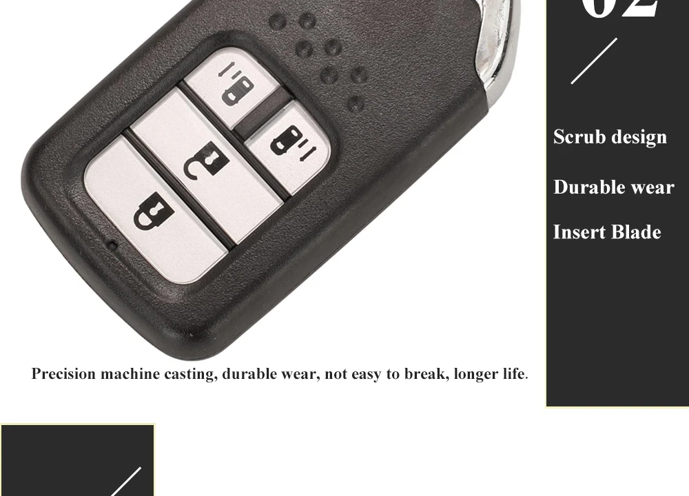 HITAG-3 astuto ID47 PCF7938 del bottone 433.92Mhz di chiave 4 dell'automobile di Keyforkess per l'automobile ibrida di Elysion di Honda Odyssey senza chiave andare 12 HITAG-3 astuto ID47 PCF7938 del bottone 433.92Mhz di chiave 4 dell'automobile di Keyforkess per l'automobile ibrida di Elysion di Honda Odyssey senza chiave andare - Hcb5f7d4e5c324dd097c13c1383a542e0U