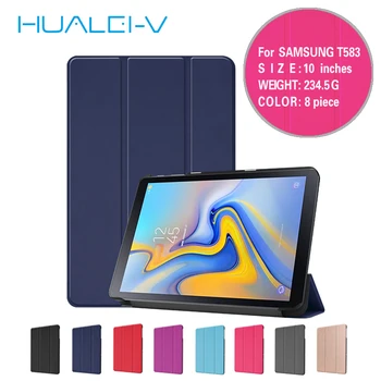 

For Samsung Galaxy Tab Advanced2 SM-T583 T583 Case 10.1 inch 2019 Auto Sleep/Wake case tablet PU Leather tablet Cover