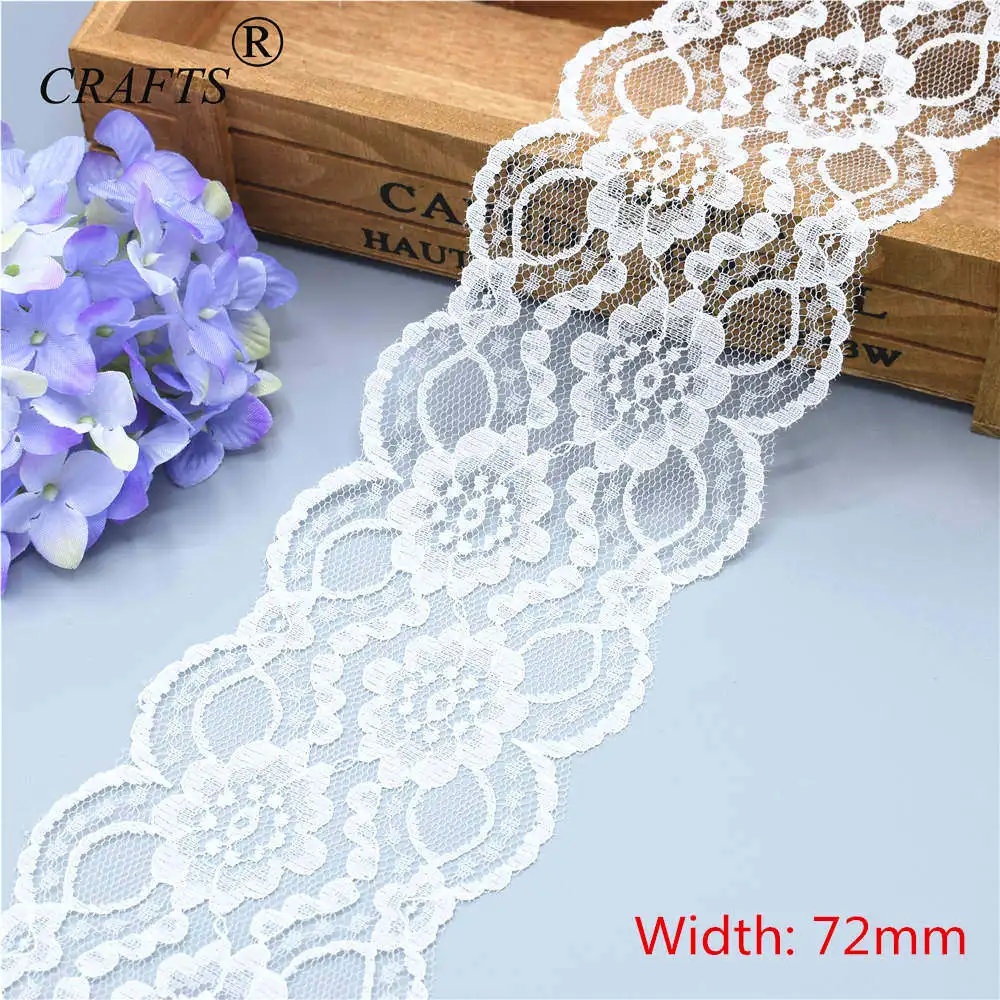 Lace Fabric 5-10 yards White Lace For DIY Crafts