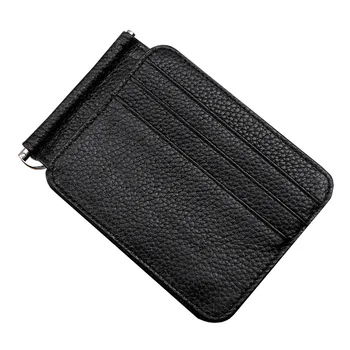 

WESTCREEK Brand Ultra Thin Multi-Function Purse Short Dollar Money Clip Wallet Genuine Leather Credit Card Wallet Head Cowhide