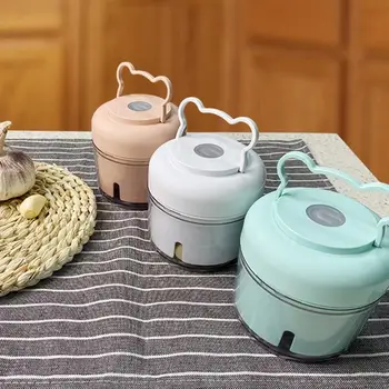 

Cute Paste Cutter Ginger Press Wireless Electric Garlic Masher Mincer Spice Pepper mill Grinder Food Crusher Kitchen Tools Home