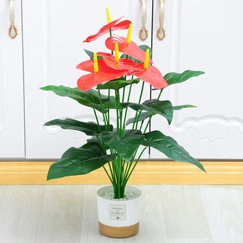 

Artificial Plant Landing Potted Plant with Pots Flower Decoration