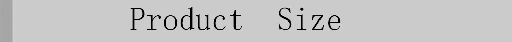 2-Pruduct size 